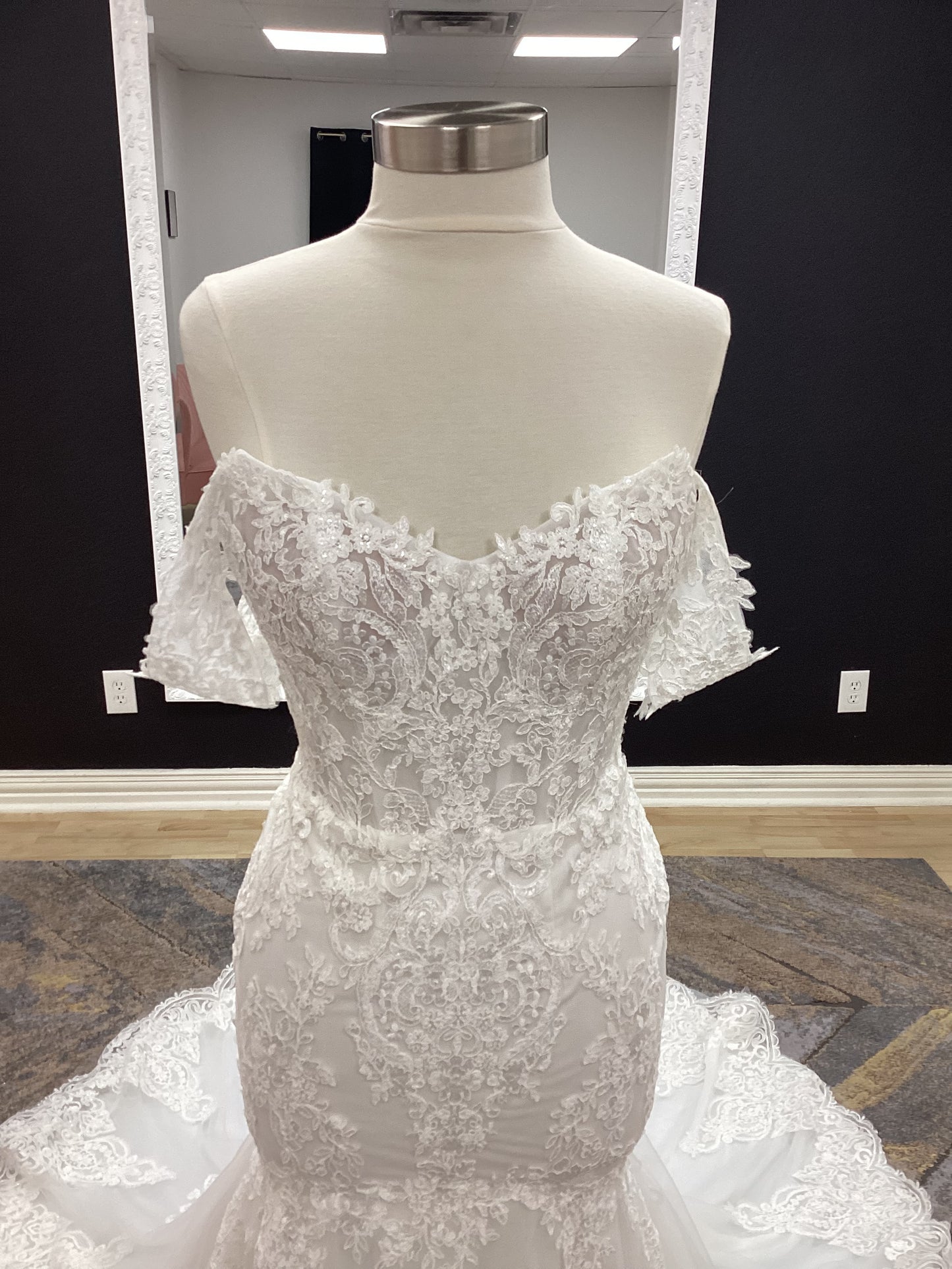 Morilee Calista Style 2901 Mermaid Wedding Dress with Detachable Sleeves
