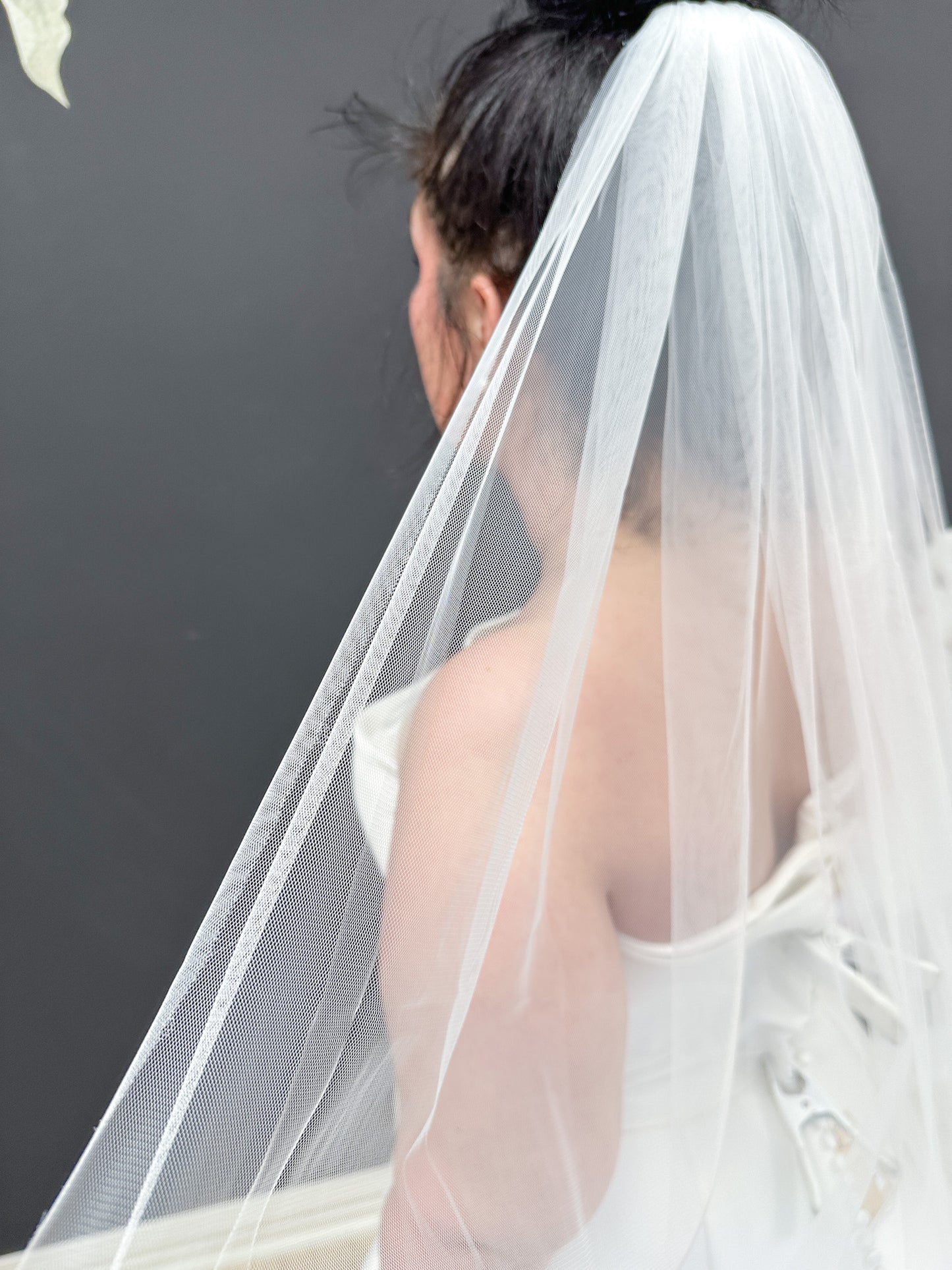Classic Tulle Veil White Ivory Wedding Veil Bridal Veil - Available in Multiple Lengths