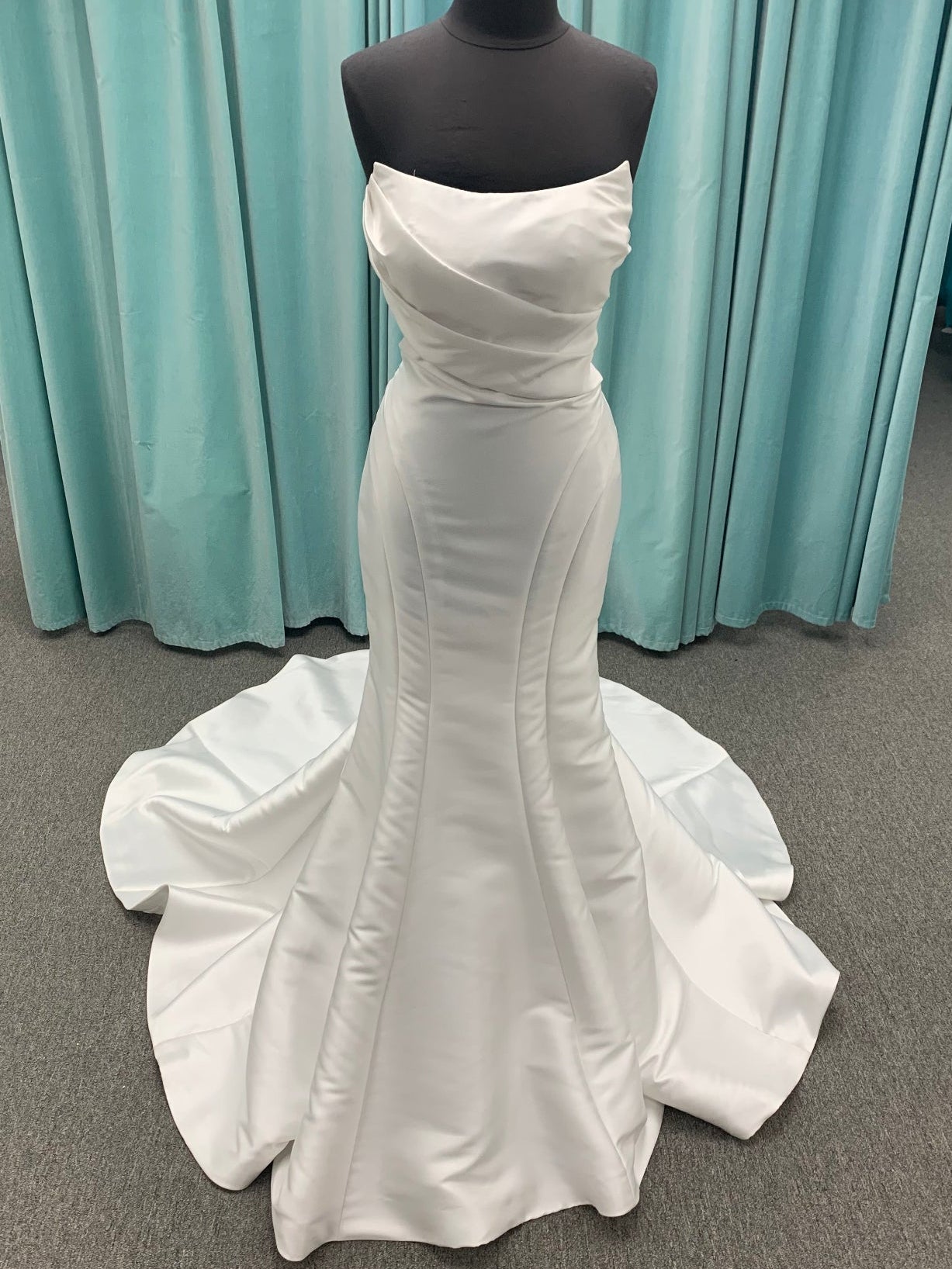 Mikado V-Neck A-Line Wedding Dress Mikado V-Neck A-Line Wedding Dress