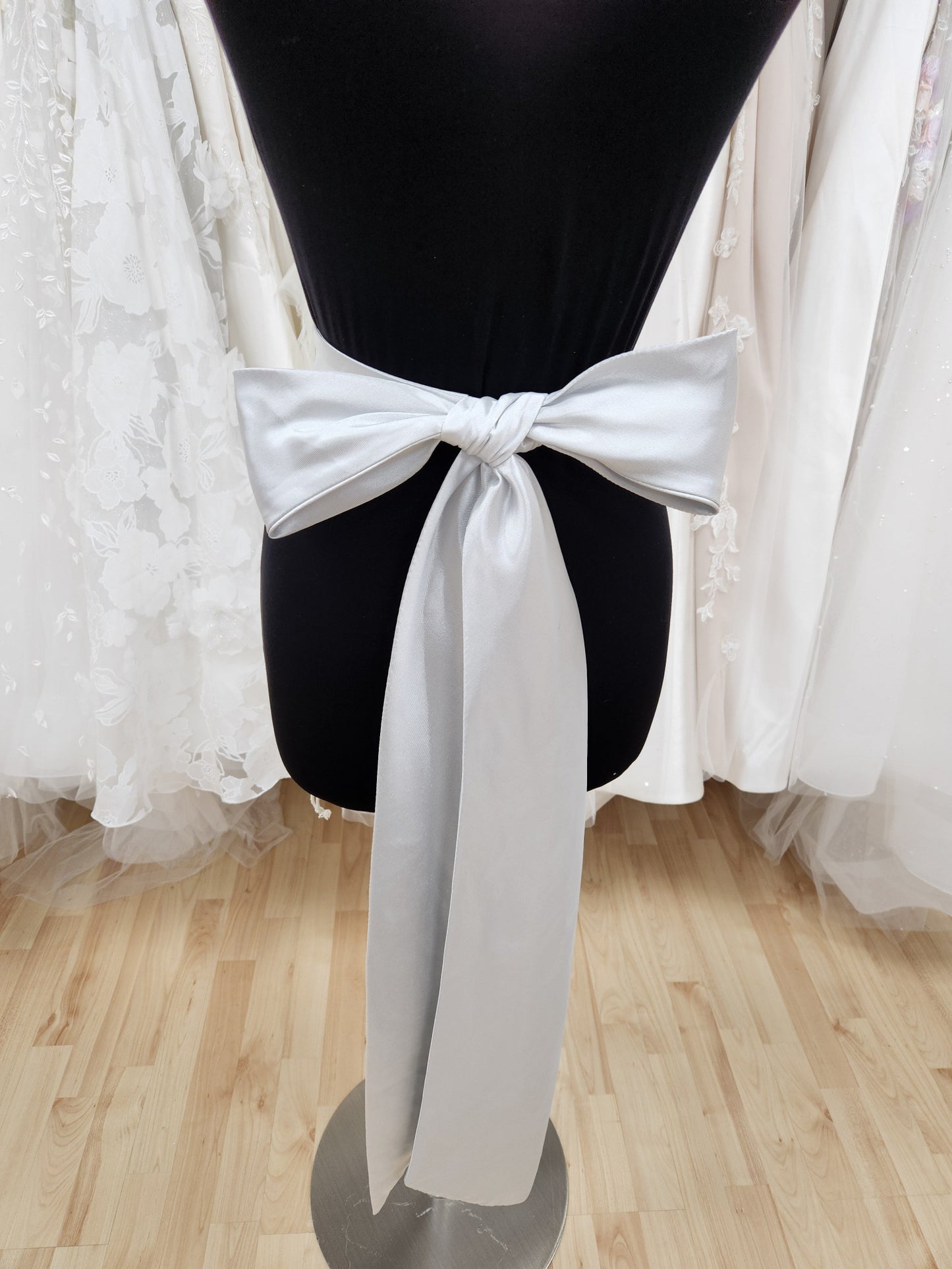 Silver Blue Mikado Belt