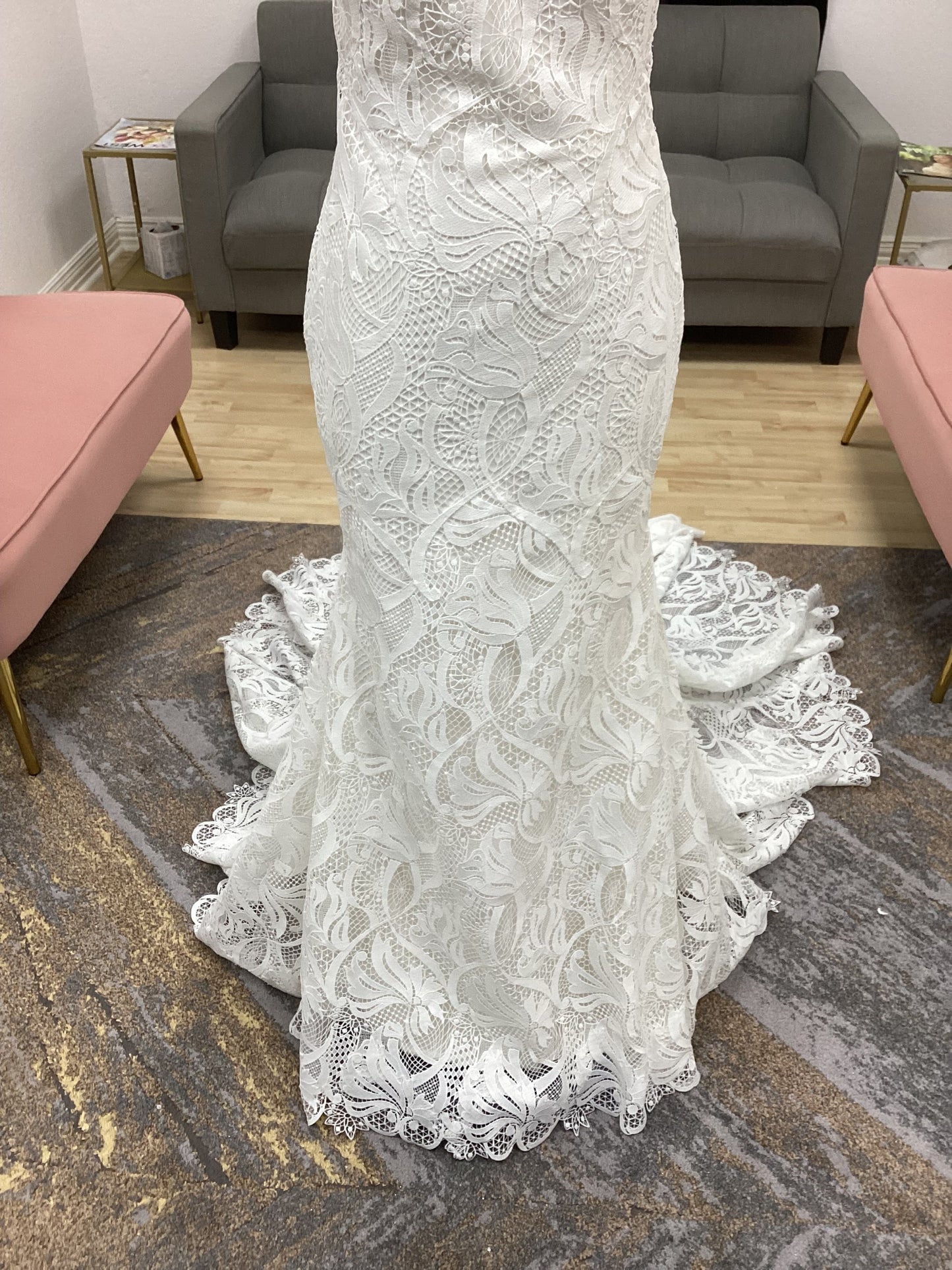Fitted sheet lace Wedding Dress