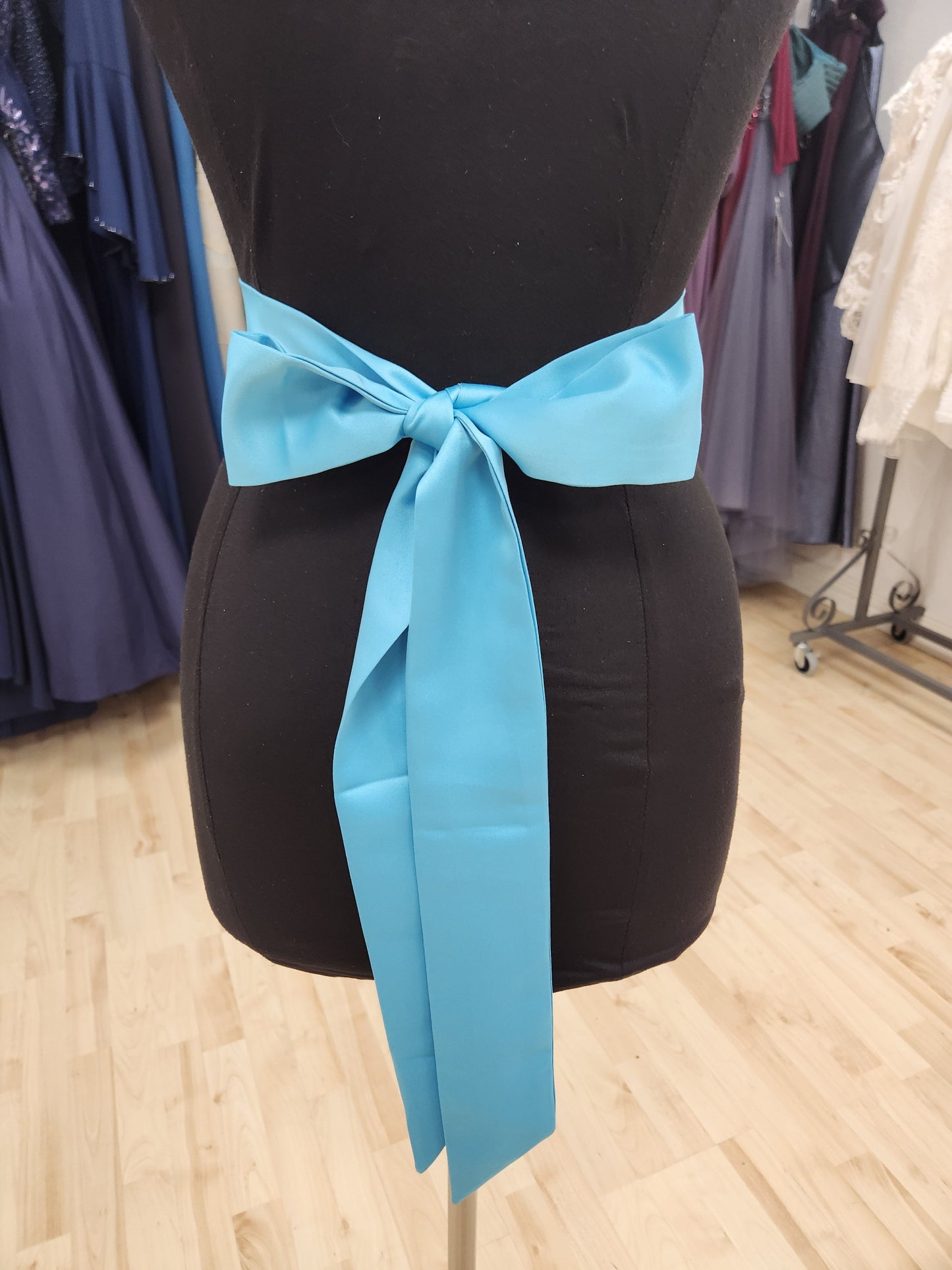 Turquoise rhinestone Wedding Dress Belt