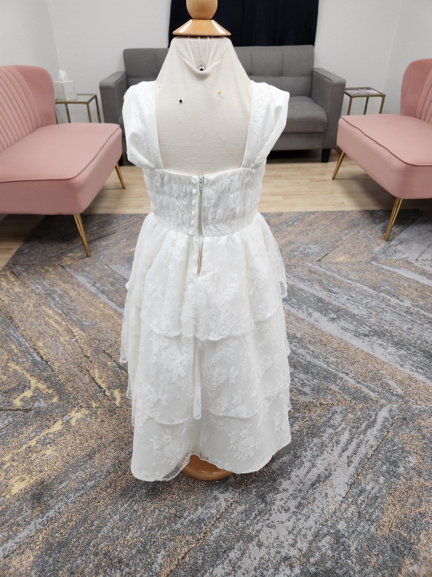 Full lace  Flowergirl Dress