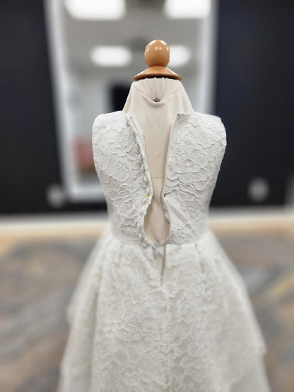 Layered Lace and Organza Flowergirl Dress