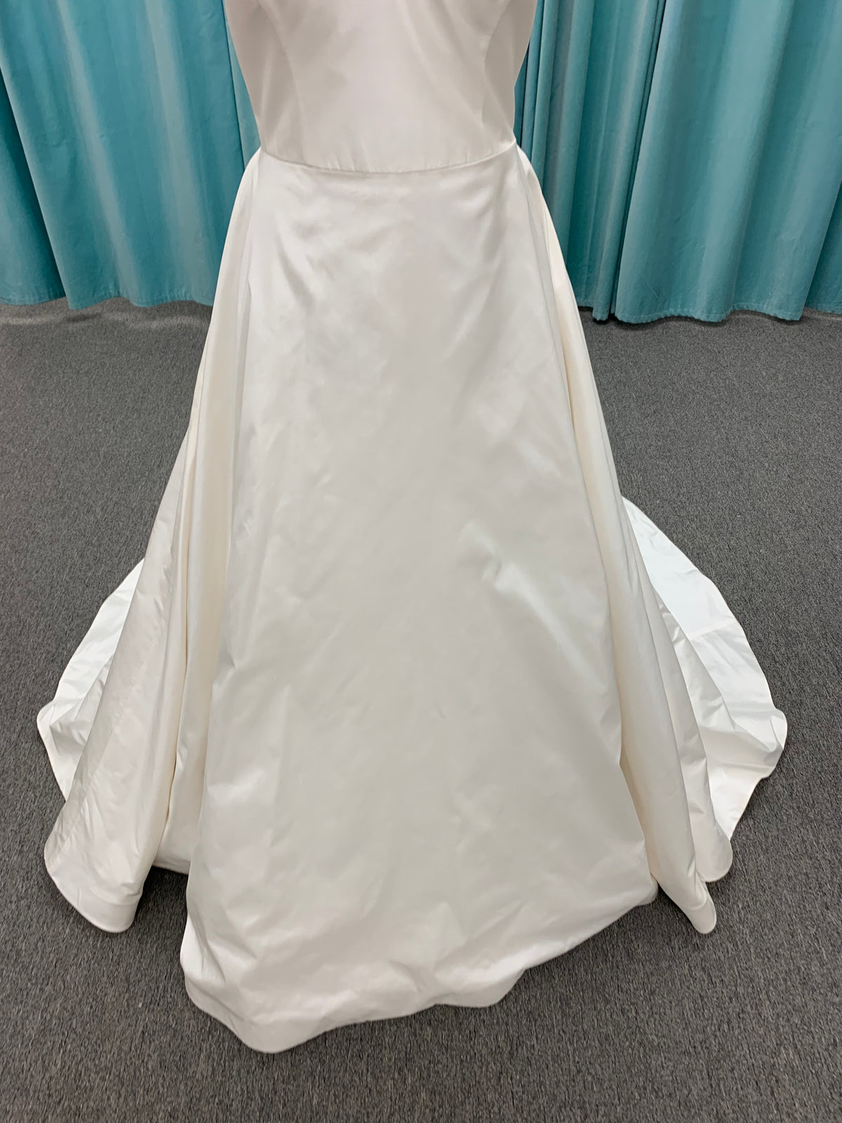 4850 Paloma Blanca Silk Wedding Dress Aline pockets spaghetti straps  Paloma Blanca 4850