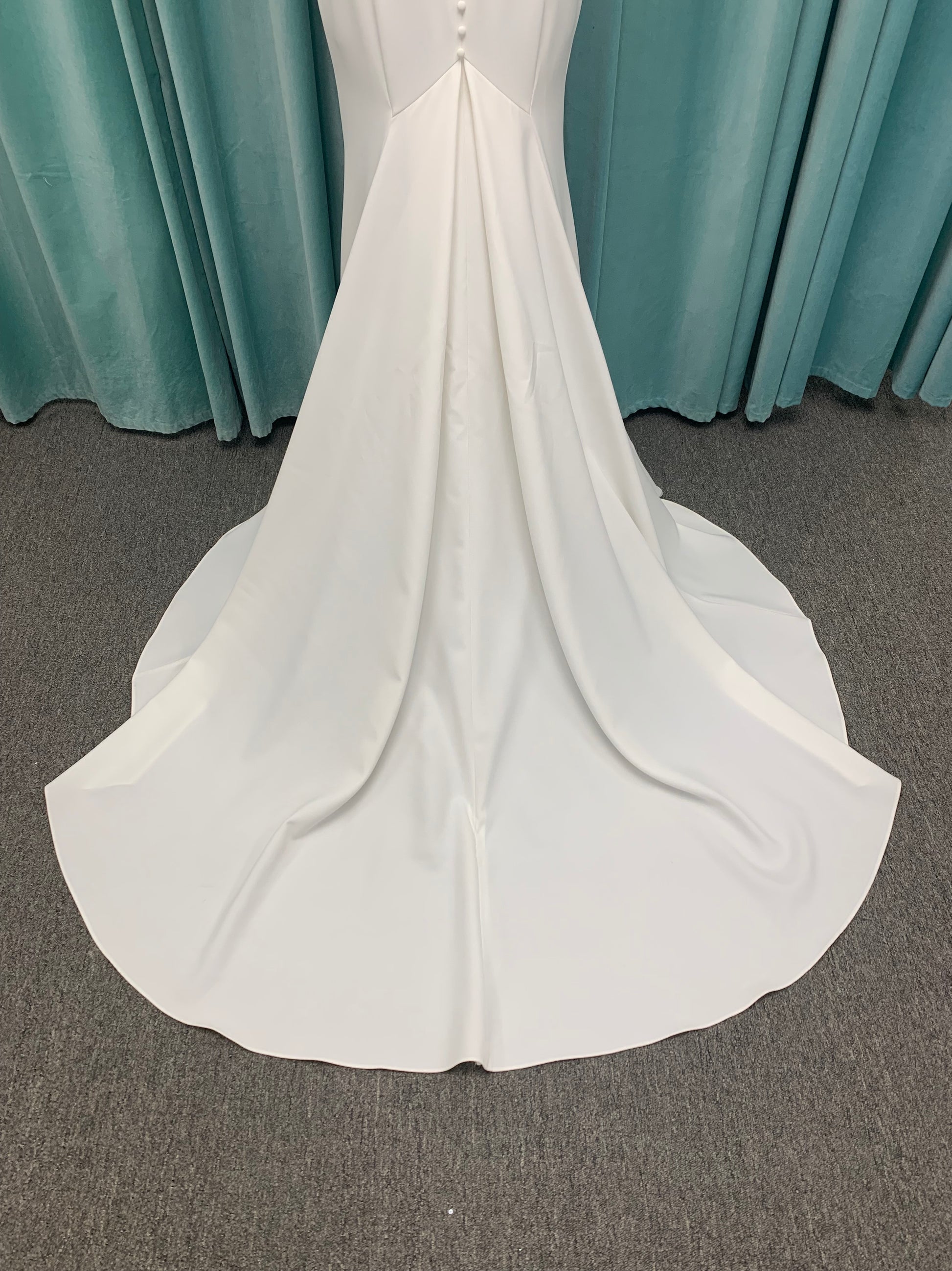 Mikado V-neck A-line Wedding Dress Mikado V-neck A-line Wedding Dress