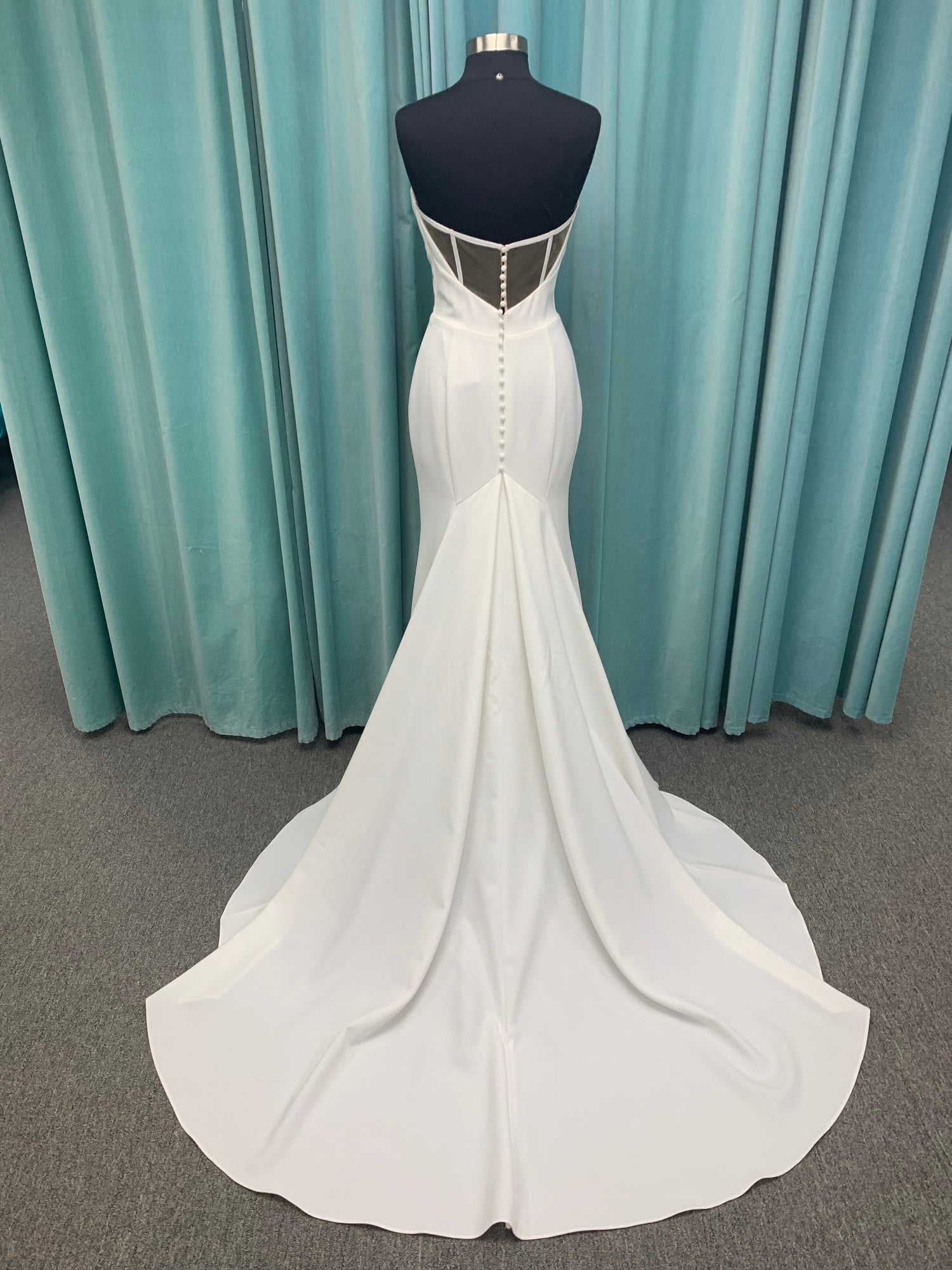 Mikado V-neck A-line Wedding Dress Mikado V-neck A-line Wedding Dress