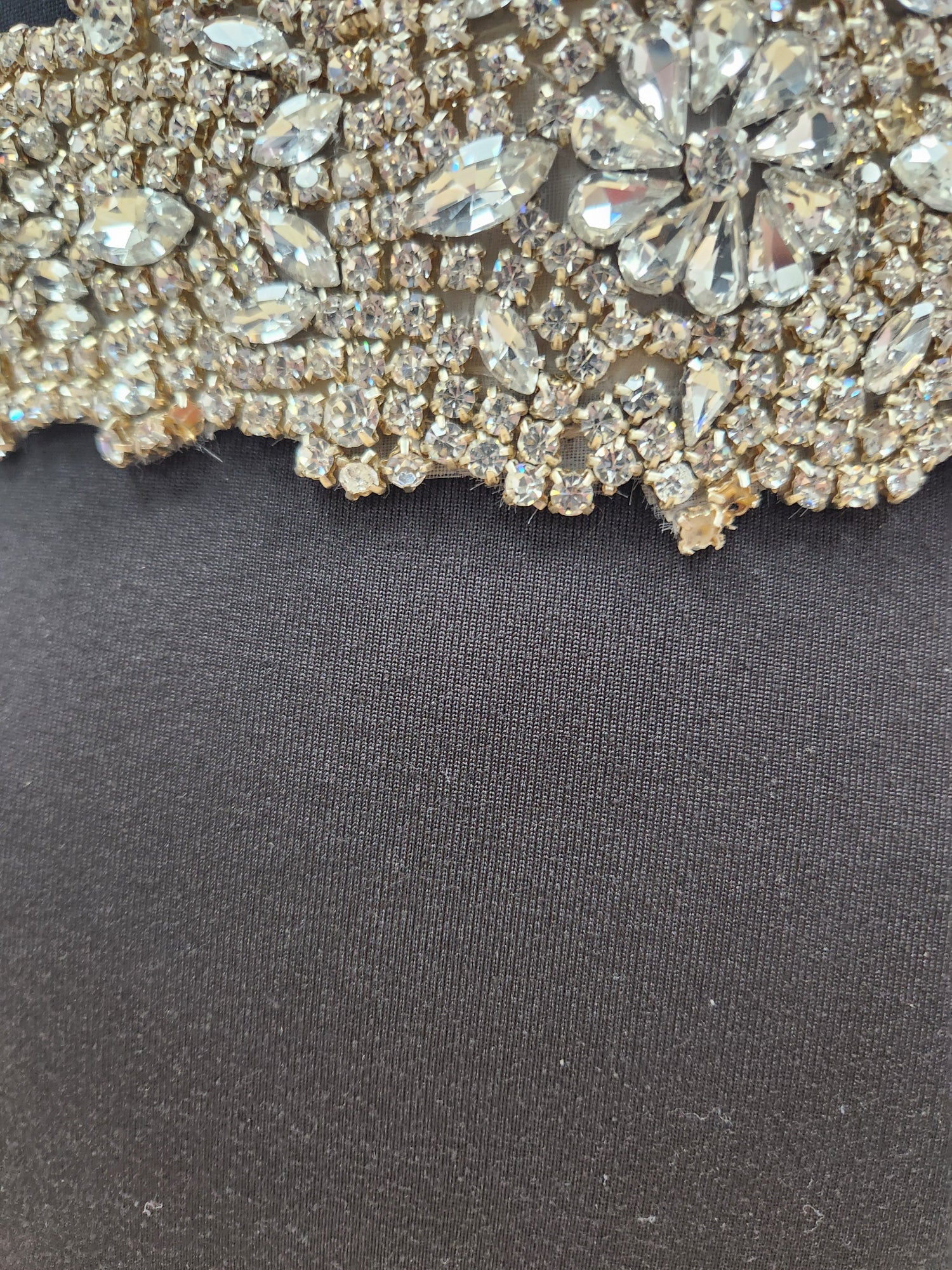 Large Rhinestone  Wedding Dress  Belt