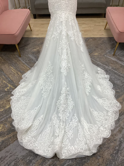 Morilee Calista Style 2901 Mermaid Wedding Dress with Detachable Sleeves