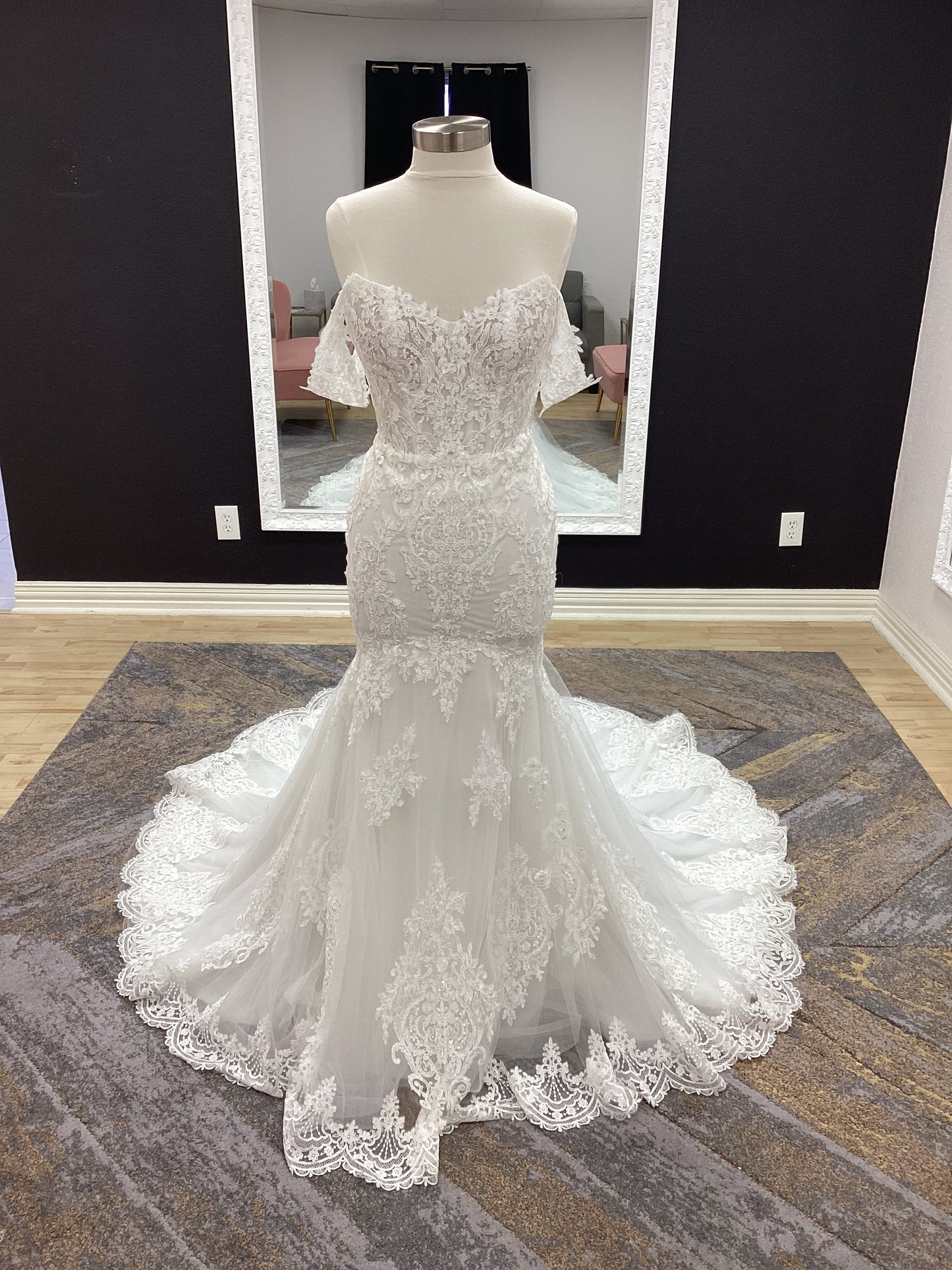 Morilee Calista Style 2901 Mermaid Wedding Dress with Detachable Sleeves