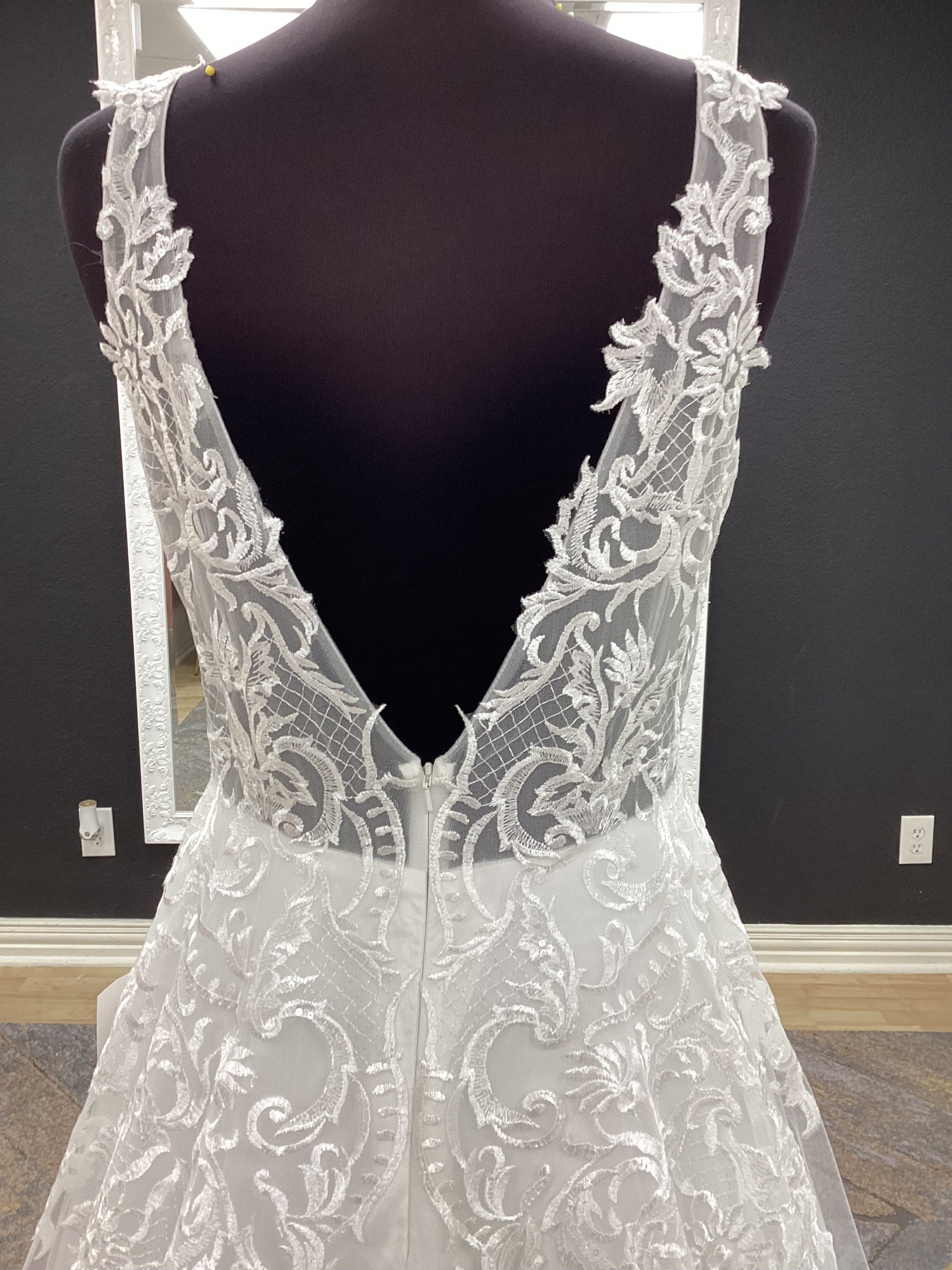 Western lace A-line Wedding Dress