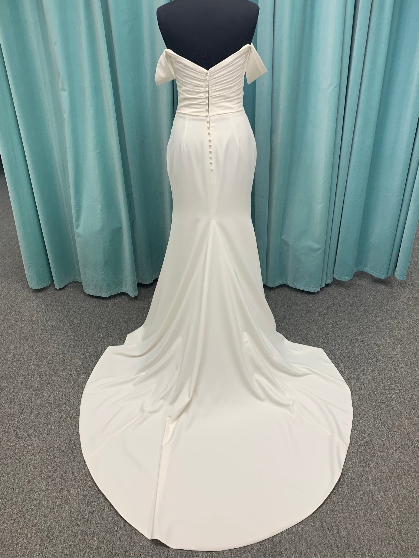 wedding dress ruched fit and flare Flaunt Your Figure with Fit-and-Flare Wedding Dresses