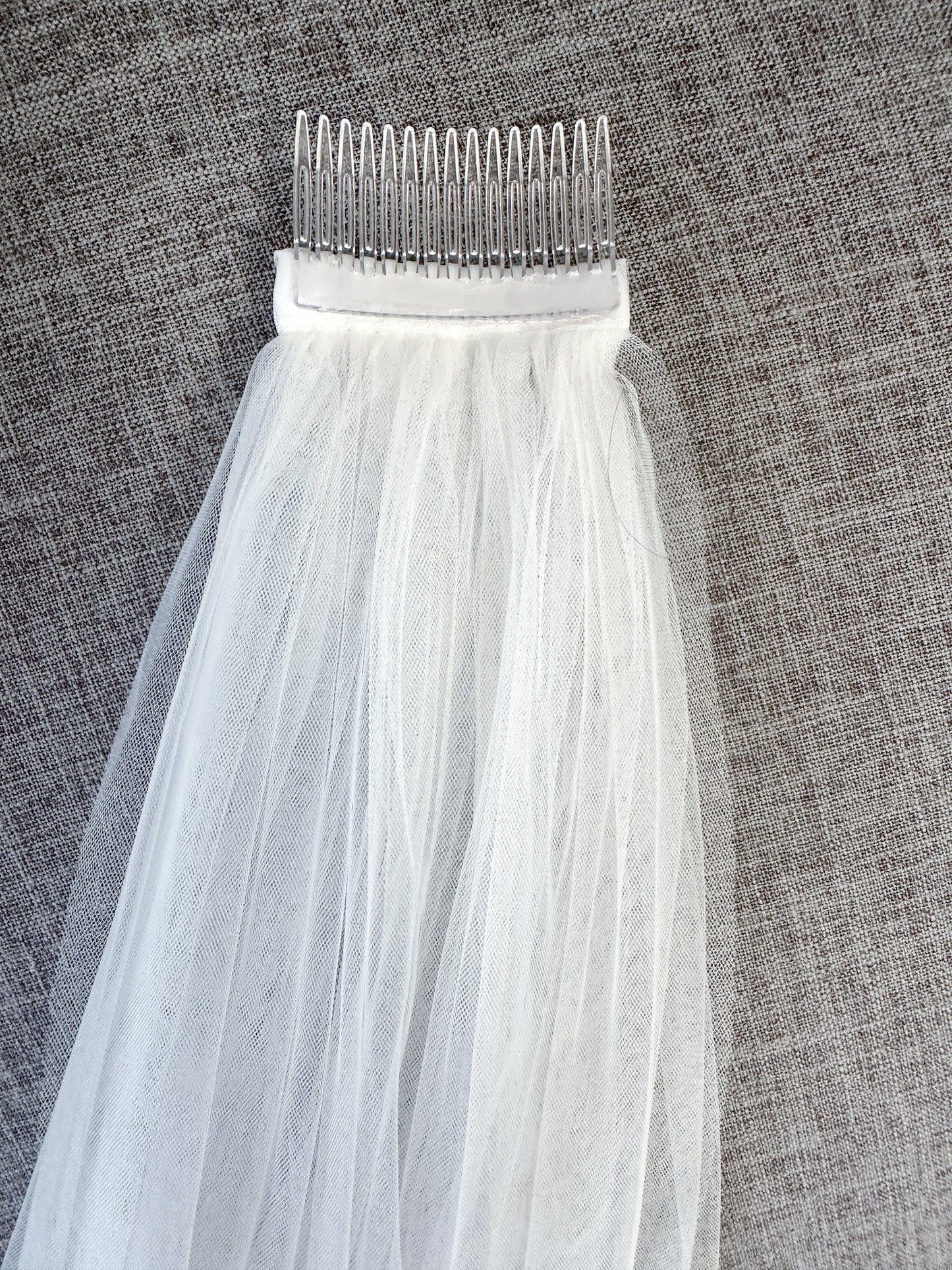 Classic Tulle Veil White Ivory Wedding Veil Bridal Veil  - Available in Multiple Lengths