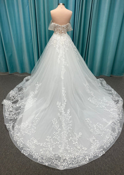 Nasrin E313 Allure Abella Lace Ballgown