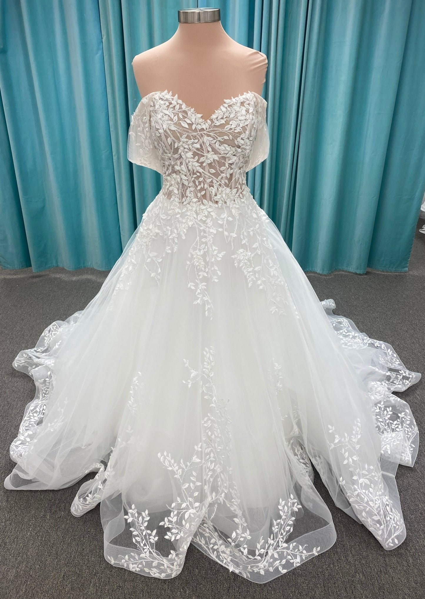 Nasrin E313 Allure Abella Lace Ballgown