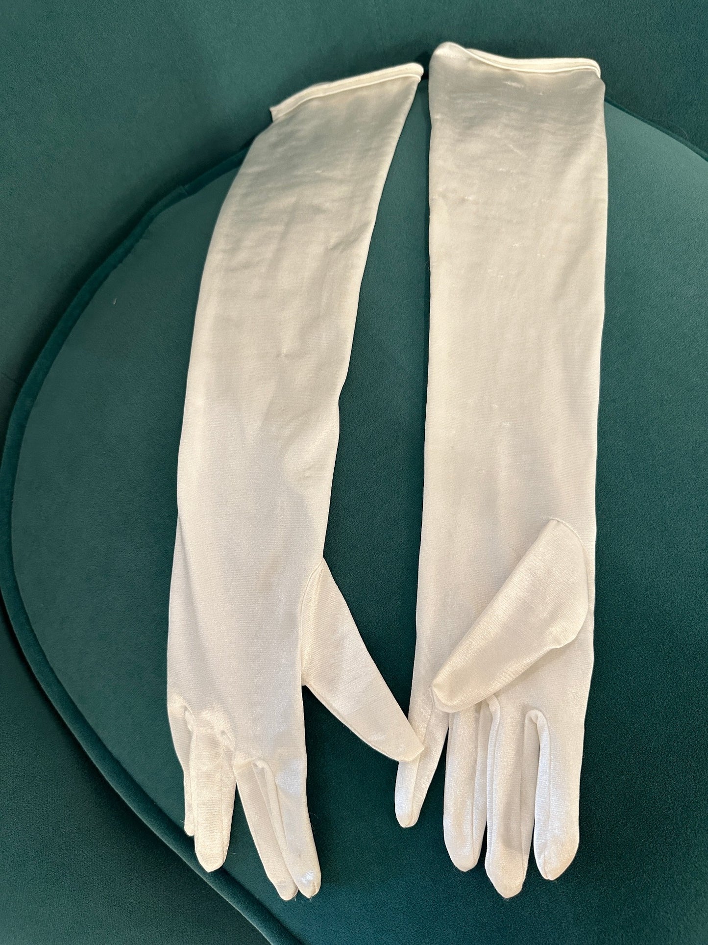 Satin Gloves Wedding Elbow Length