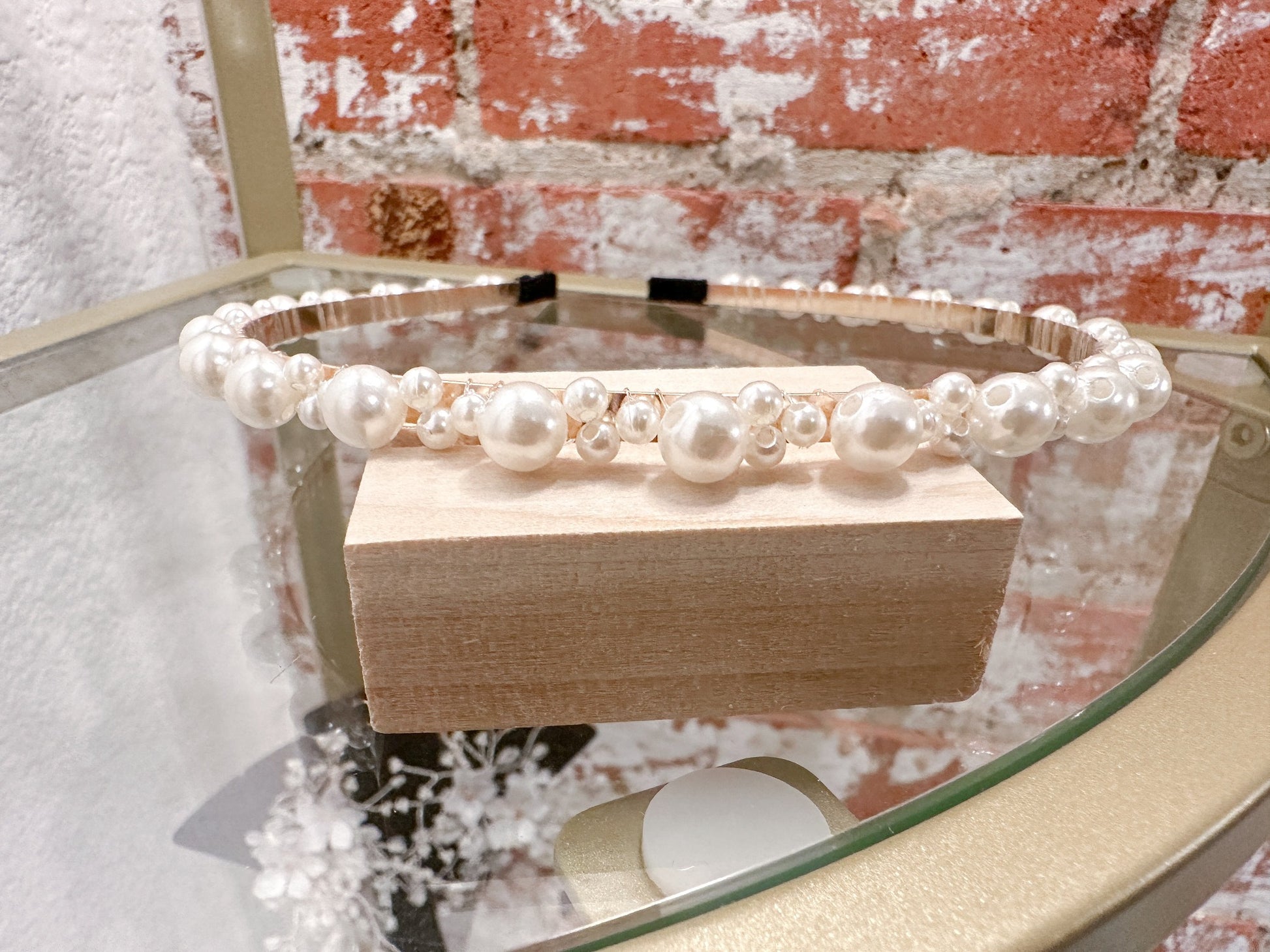 Polly Pearl Headband - Heirloom Bridal Company