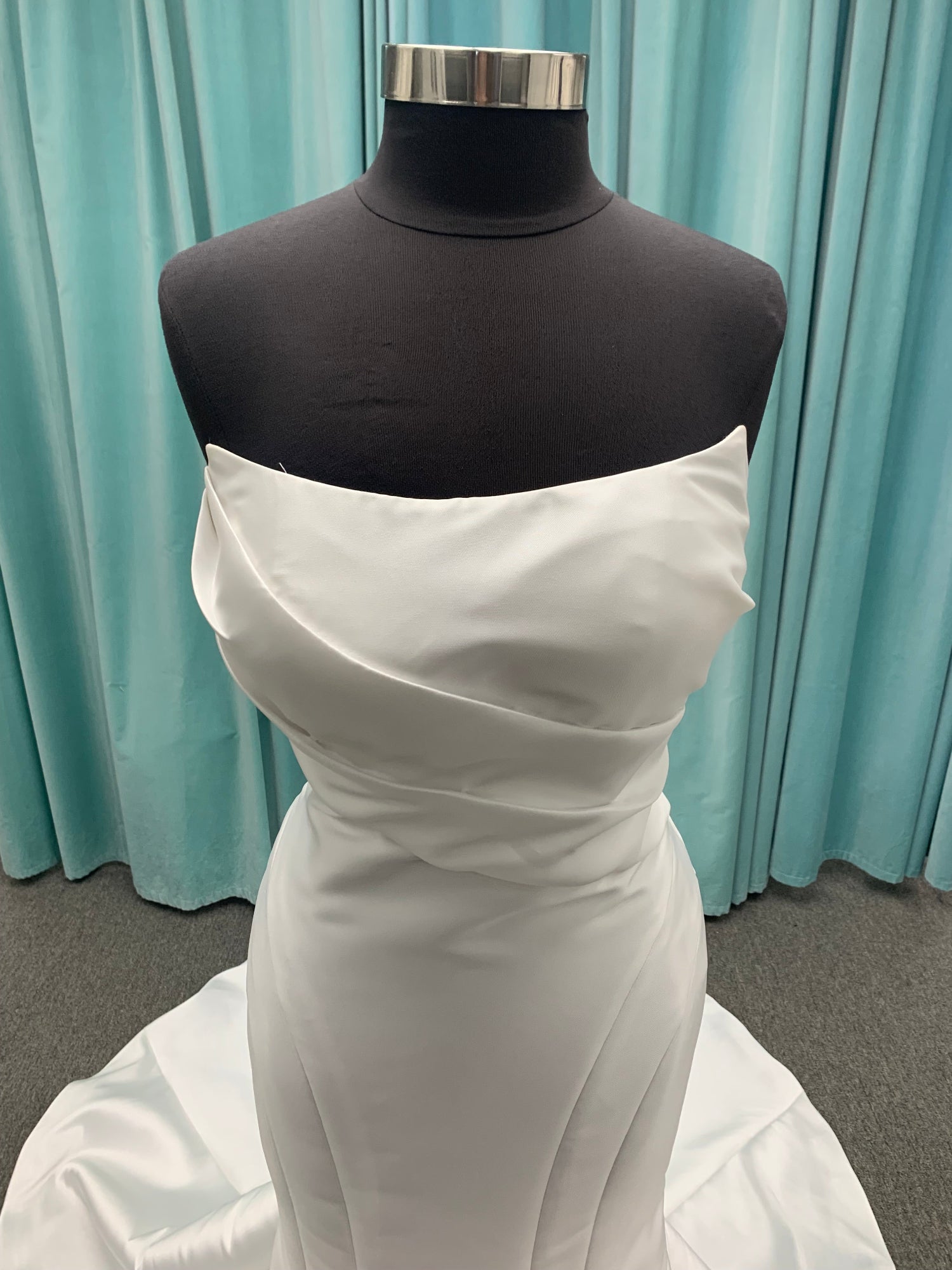 Mikado V-Neck A-Line Wedding Dress Mikado V-Neck A-Line Wedding Dress
