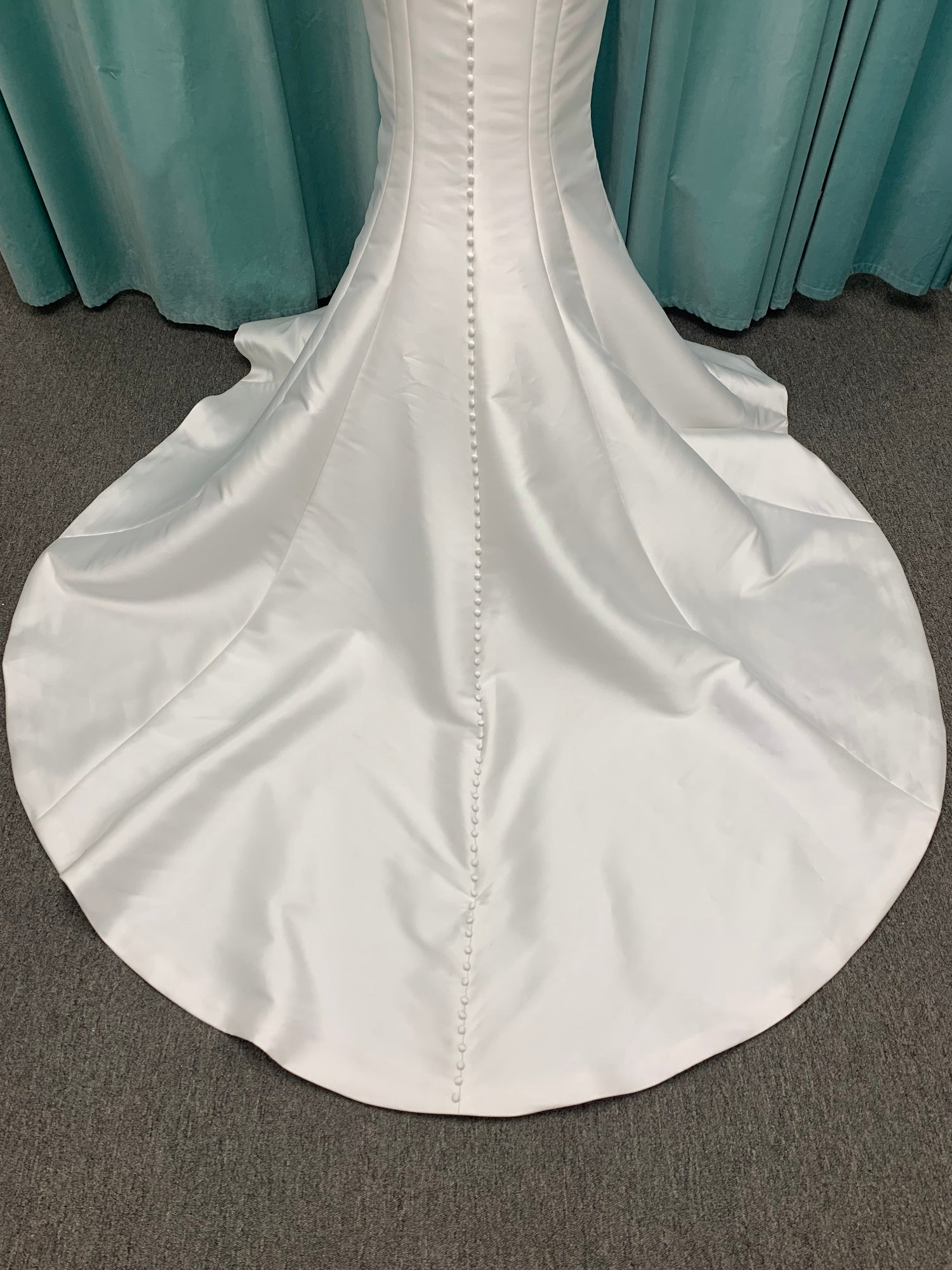 Mikado V-neck A-line Wedding Dress Mikado V-neck A-line Wedding Dress