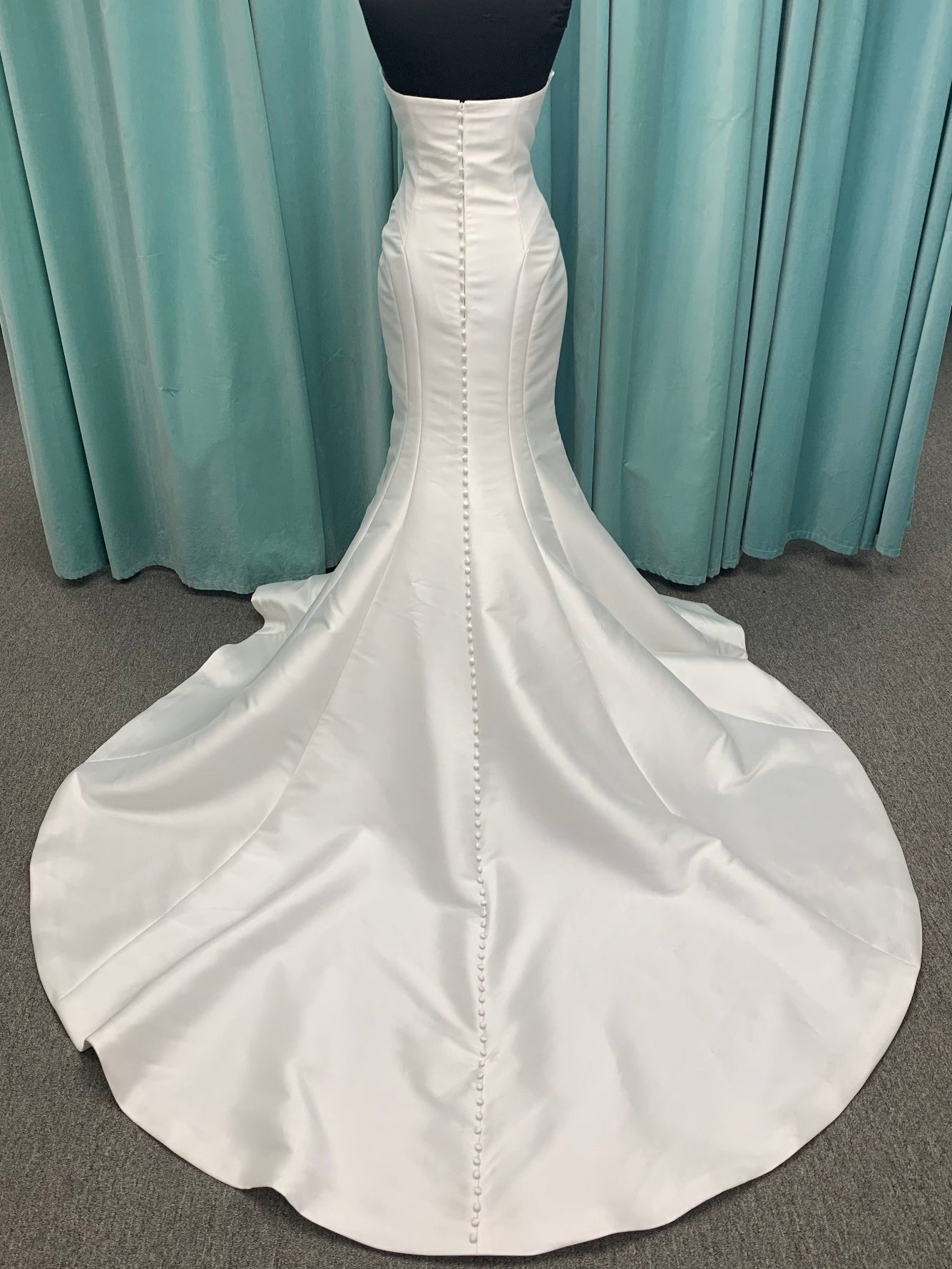 cat eye fit and flare wedding dress Morilee Calista Fit and Flare Cat-eye Lace Bridal Gown
