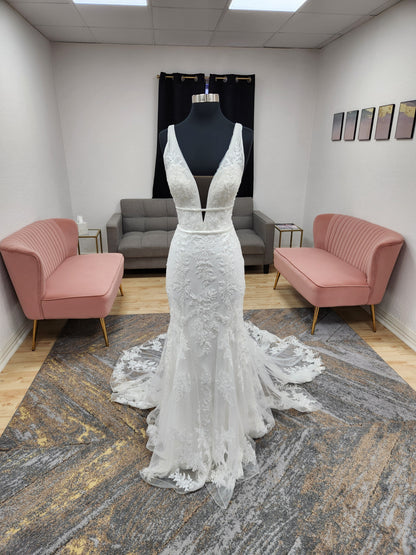 Lillian West 66232LND Wedding Dress