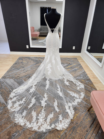 Lillian West 66232LND Wedding Dress