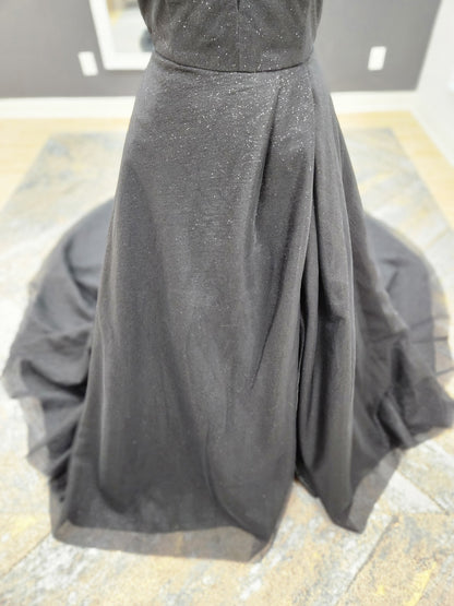 Black Glitter Wedding Dress