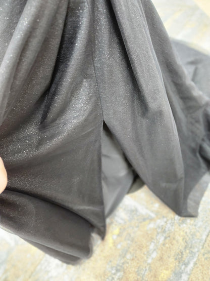 Black Glitter Wedding Dress