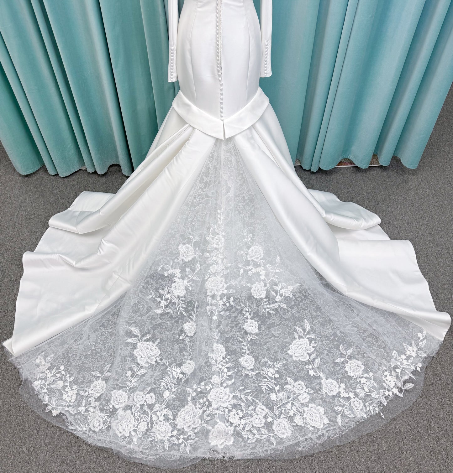 Morilee Style 2992 Renni Sweetheart Mikado Mermaid Wedding Dress with Detachable Long Sleeves
