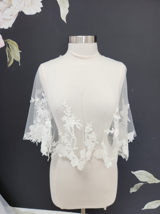 Floral Lace Caplette