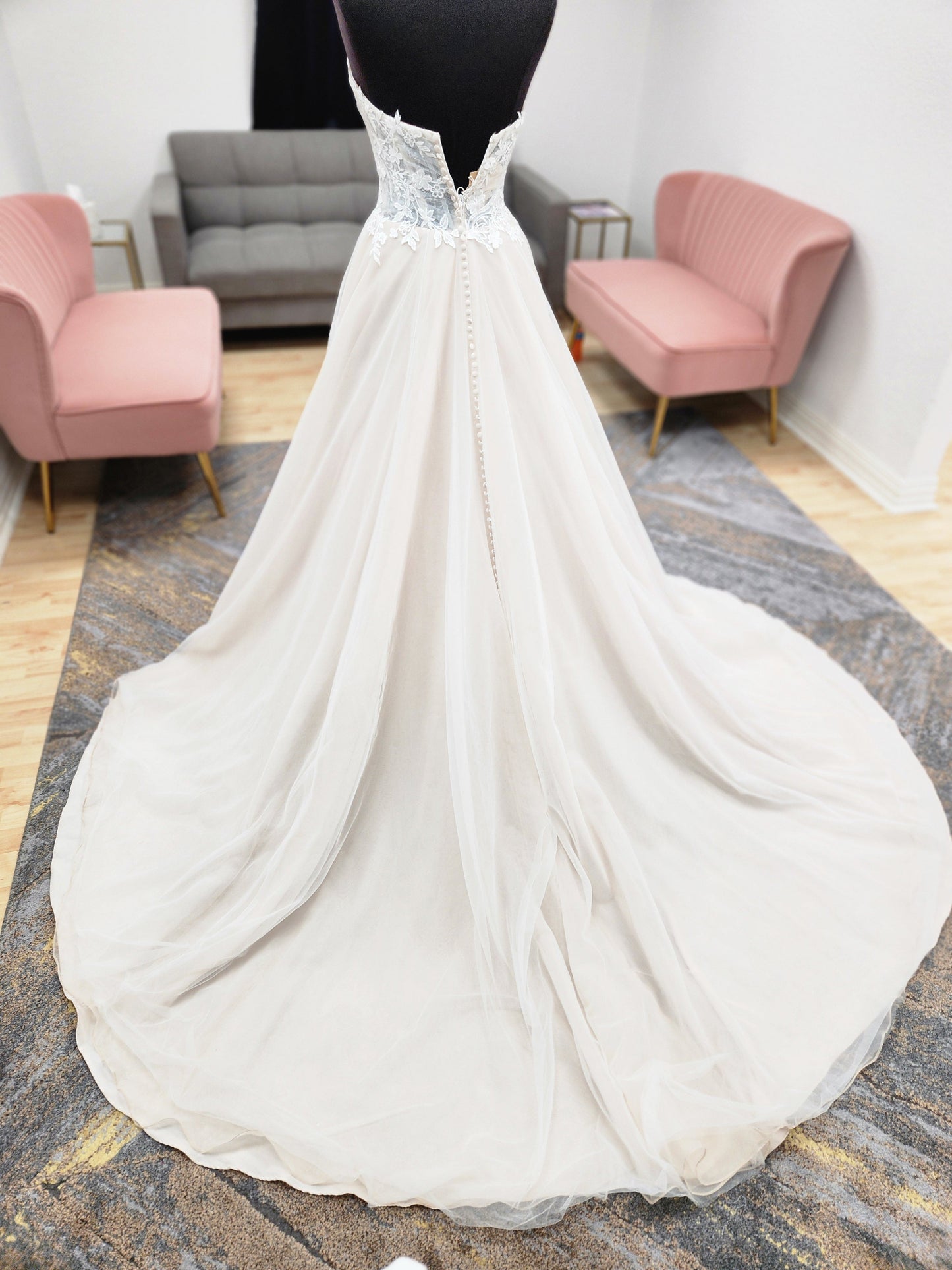 Lace Sweetheart bodice A-line Wedding dress
