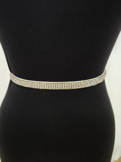 Skinny Rhinestone  Belt