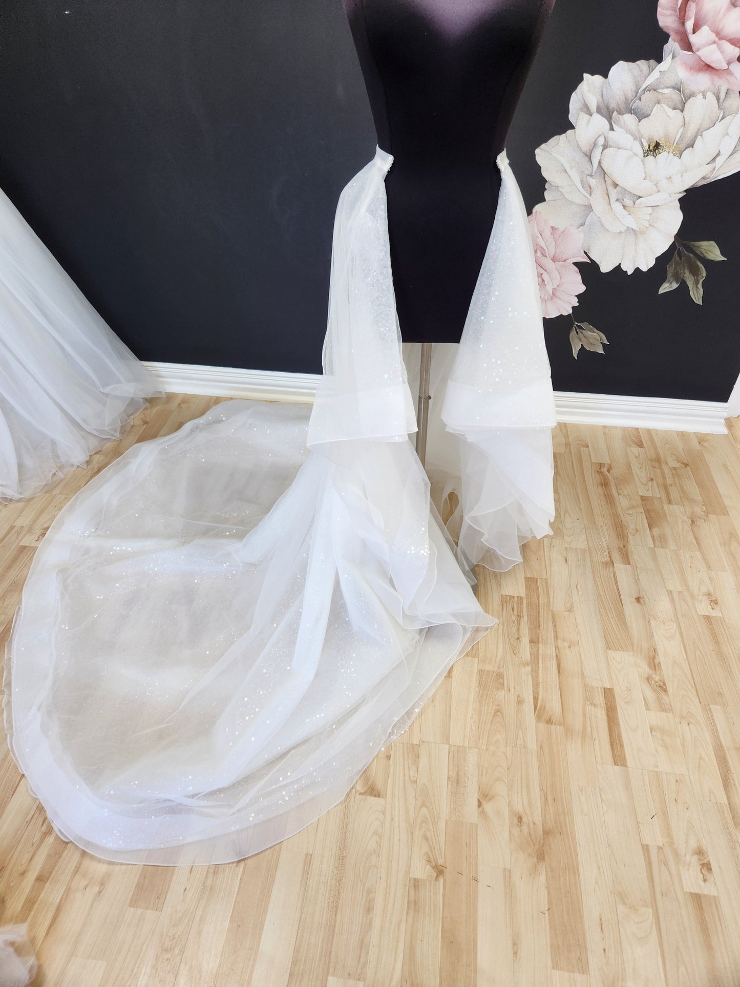 Sequin Detachable Half Skirt Wedding Dress Skirt