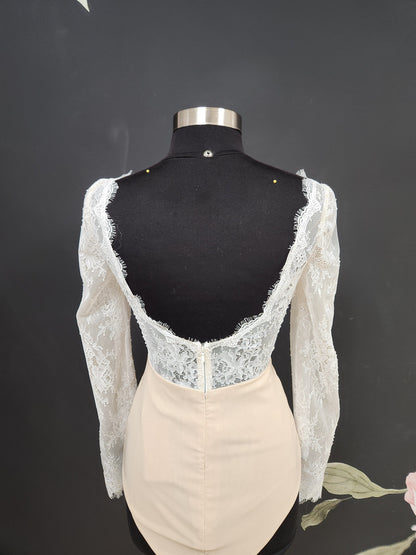 Full Lace Long Sleeve Bodysuit