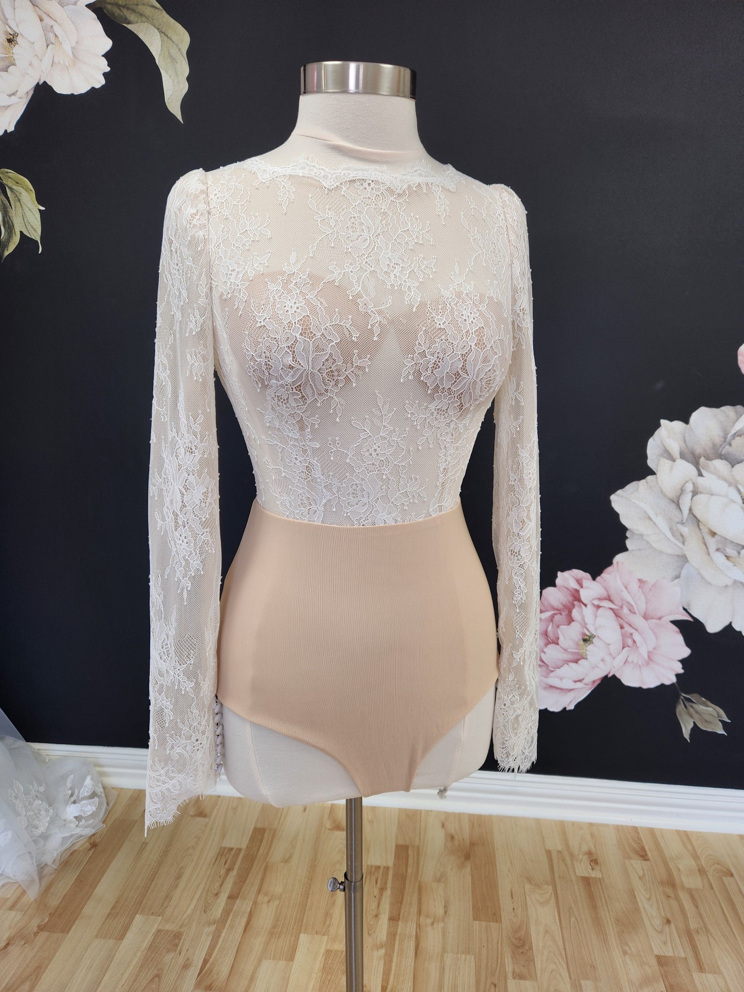 Full Lace Long Sleeve Bodysuit