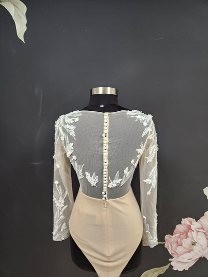 3D Lace Long Sleeve Bodysuit