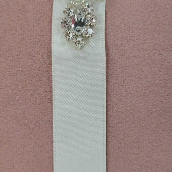 Rhinestone and Pearl Wedding Dress Belt